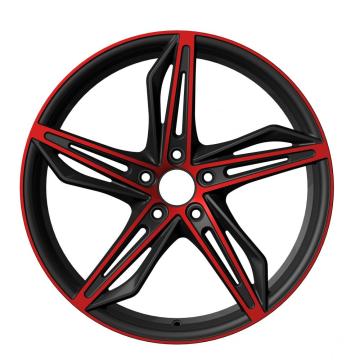 five spoke alloy wheels