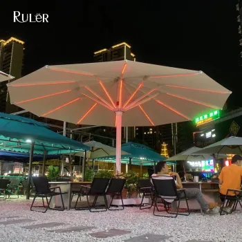 Big Size Customized Outdoor Commercial Parasols for Garden and Patio
