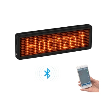 Programmable Magnetic Digital LED Badge Panel for Car