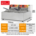 6Lx2 Tank Doppel-Elektrofritteuse mit Neupreis