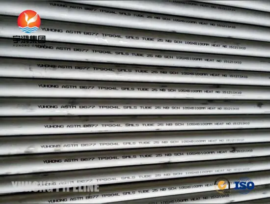 ASTM B677 NO8904 904L 1.4539 Stainless Steel Tube