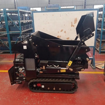 China Full Hydraulic 500 kg Last Benzinmotor Crawler Dumper Mini Transporter mit CE EPA