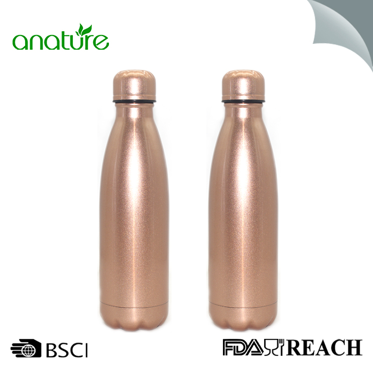 Rose Gold Painting Double Insulated Steel Water Bottle