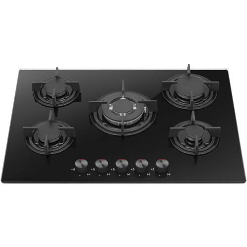 Amica Gas Hob dalam Pembakar Kaca Tempered 5