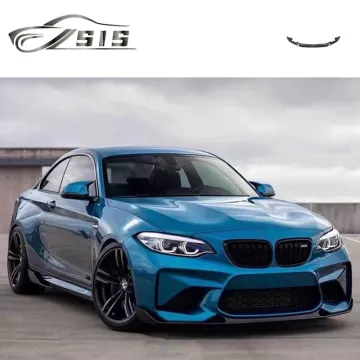 2014-2022 F87 M2 M2C MP Style Carbon Fiber Front Lips and Roof Spoiler Wings Bumper Diffuser