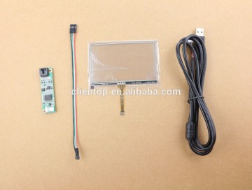 Touch panel Support AT043TN25 V.2 4.3 inch LCD panel smaller size touch panel