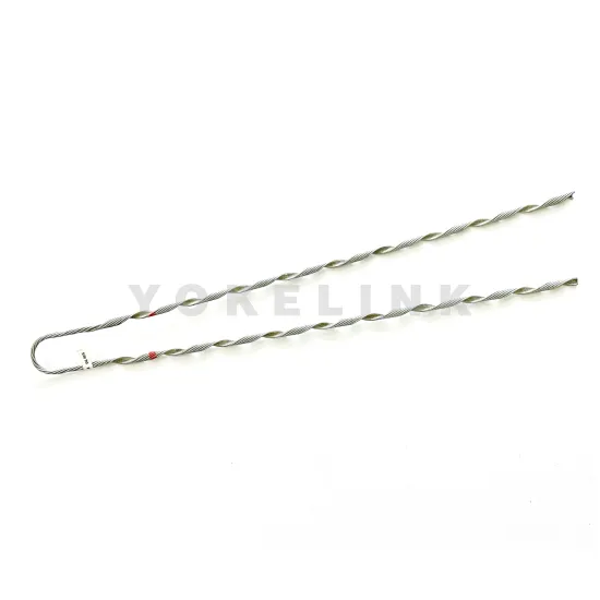 Steel Cable Dead End Guy Grip For Optical Fiber