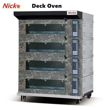 4 Decks 8 Trays Food Bread Bakery Equipment Commercial Electric Baking Gas Ovens