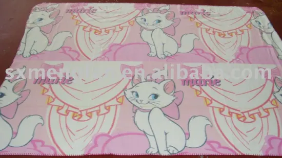 Soft Microfiber Polyester Printing Polar Fleece Blanket