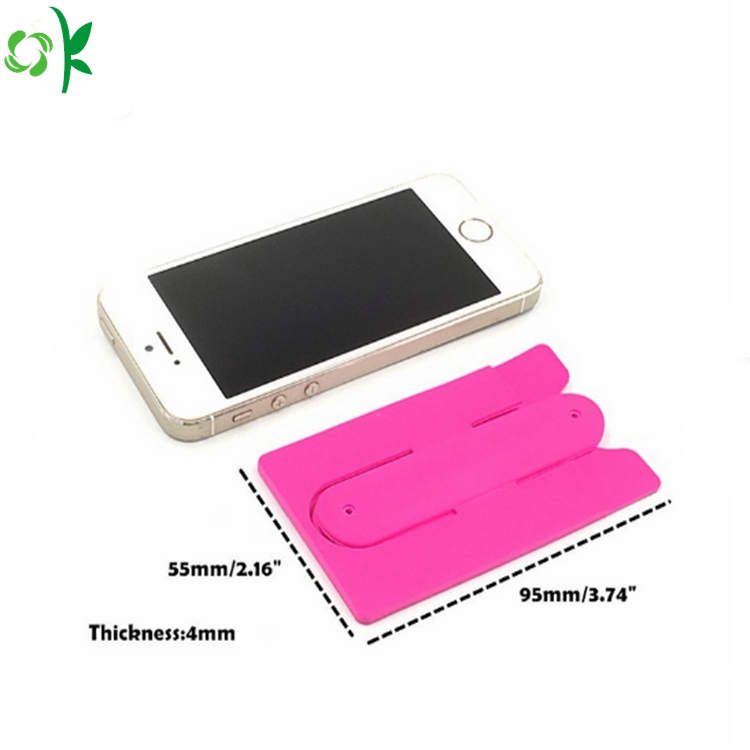 Wonderful Color Silicone Credit Card Holder for Phone