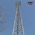 Torre de três tubos para comunicação confiável