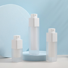 AS Airless Bottle Free Sample 30ml 50ml Square Airless Pump Bottle Factory