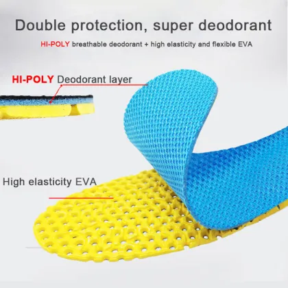 Sport Insoles For Shoes Sole Mesh Breathable Cushion Deodorant Running Shoes Women Insole Men Memory Foam Orthopedic Insoles