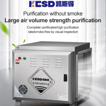 Kitchen Ecology Unit Electrostatic Smoke Cleaners Esp Precipitator CE Cooking Oil Fume Purifier