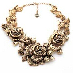 Alloy pendant necklace