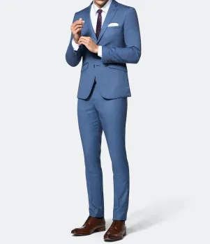 Men's light blue suit
