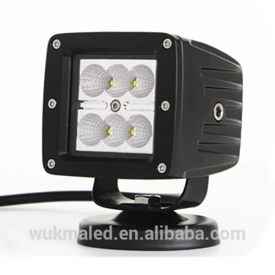 3" 18W LED Driving Light Dually 3x3 ATV Tractor Jeep Motorcycle Bike Boat Spot Pod Light