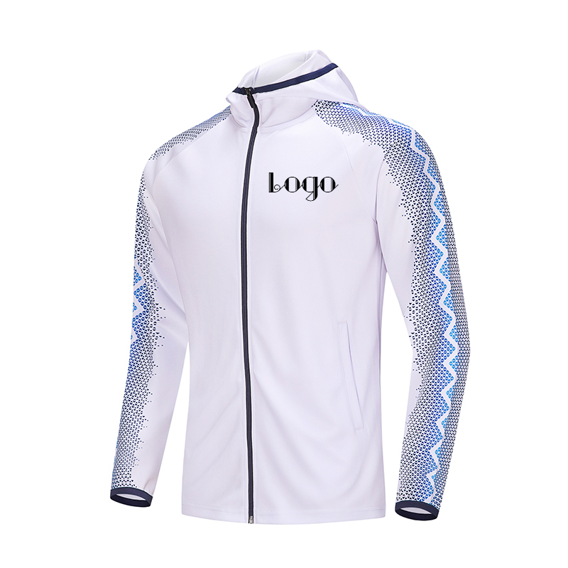 Lightweight Men's Polyester Pullover Hoodie Sport Jacket