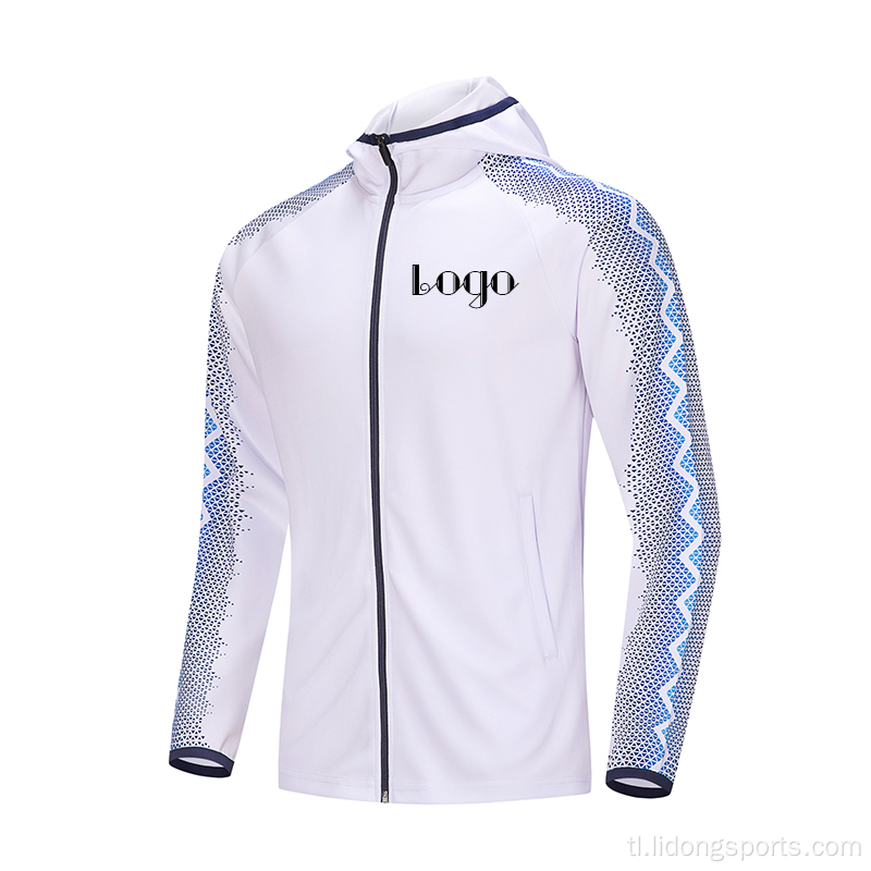 Magaan ang polyester pullover hoodie sport sport jacket