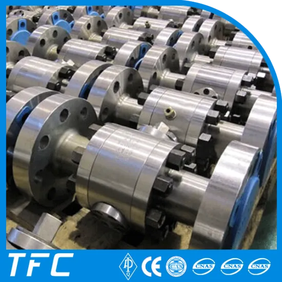 forged stainless steel trunnion mounted ball valve