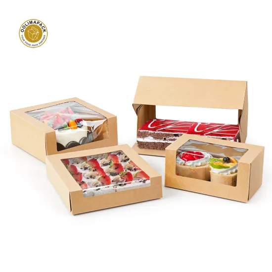 Custom Mini Cupcake Bouquet Boxes with 12Holes, Kraft Paper Window Packaging for Cupcakes, Cakes, and Desserts