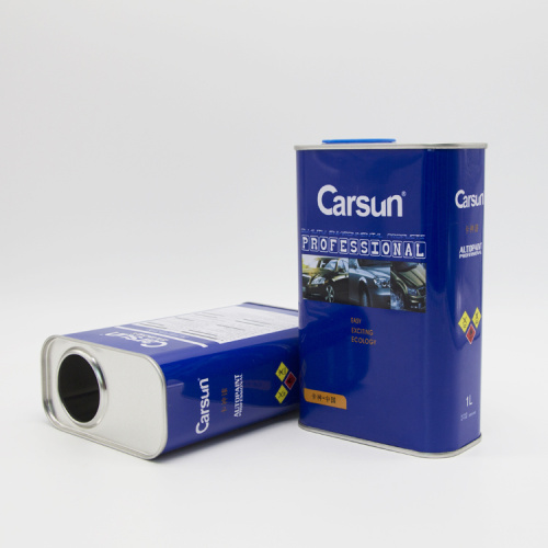 قوطی های فلزی 1 لیتری مواد شیمیایی رنگ خودرو