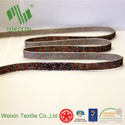 New arrival gold/silver decorative glitter thread foe ribbon