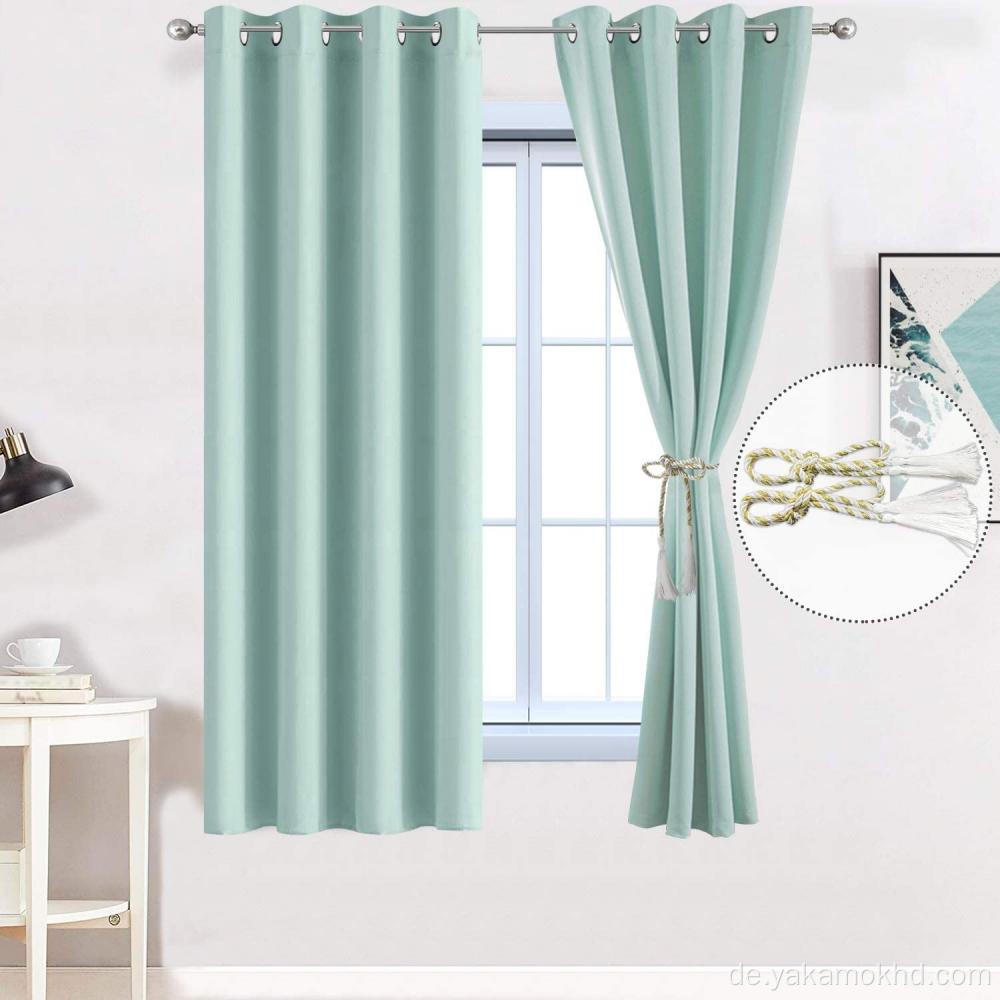 Aqua Blackout Curtains 63 Zoll für Wohnzimmer