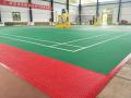 Badminton -Wettbewerb mit Sandmuster PVC -Bodenbelager