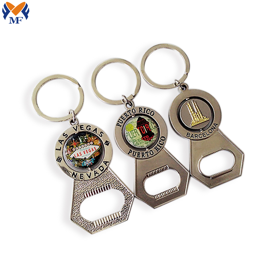 Beer Bottle Opener Souvenir Keychain