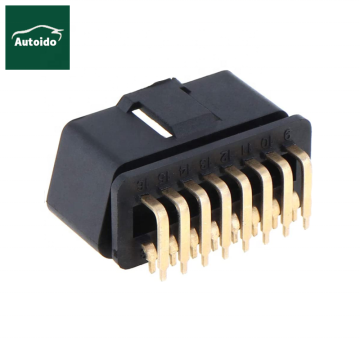 OBD2 16Pin Connector OBD Male Plug 90 Degrees