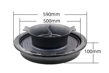 Barbecue hot pot all-in-one stove