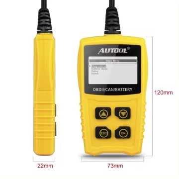 Autool CS330: 12V Battery Tester and OBD2 Scanner for Automotive Diagnosis