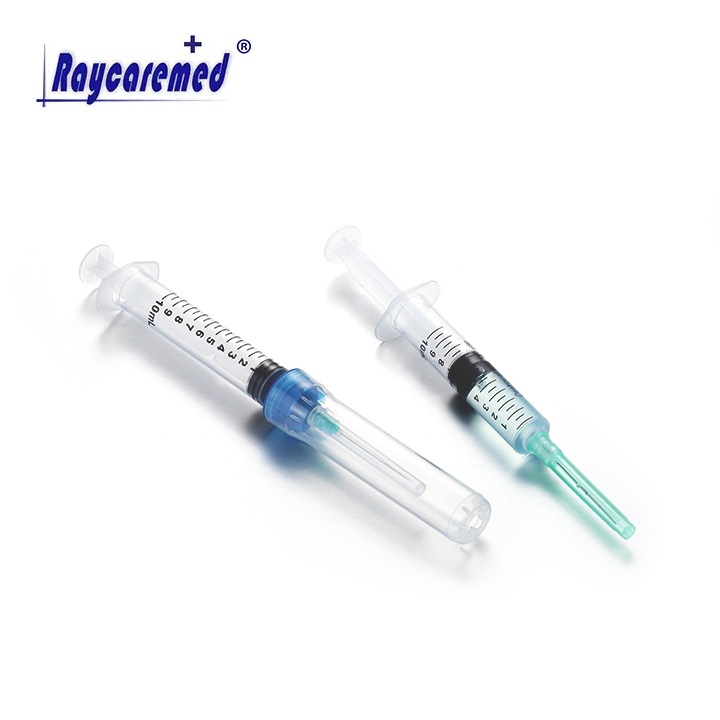 Medical Auto Destructive safety syringe