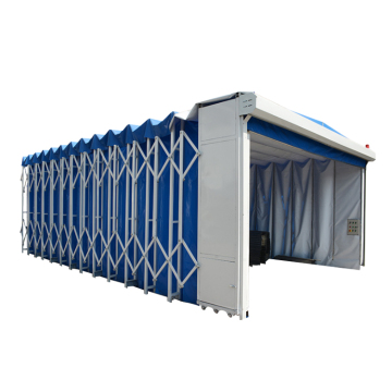 High Quality Custom Open Face Mobile Telescopic Retractable Spray Booths