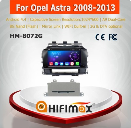 HIFIMAX Android 4.4.4 car radio dvd gps navigation for OPEL ASTRA 2008-2013 car GPS opel ASTRA J car gps dvd