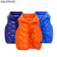 SAILEROAD 5-13Years Adolescent Boys Vests Big Children Waistcoat Casual on The Girl 2019 Autumn Winter Warm Go to School Clothes