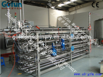 apple juice tubular uht sterilizer facility made in China