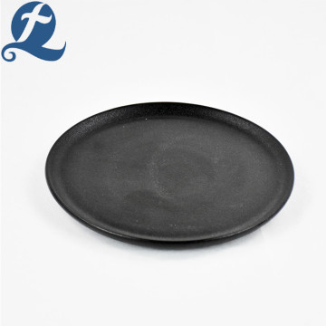 Assiette à gâteau Luxy Matte Black pour la décoration