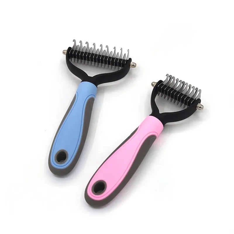 Double Sided Open Knot Comb Dematting Tool