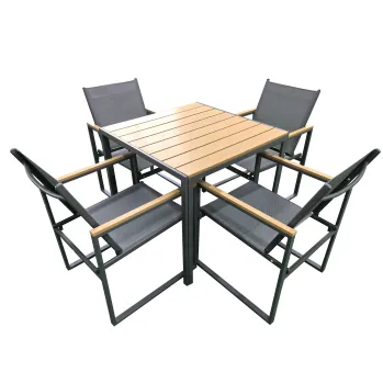 Popular Patio Garden Furniture Set with Table for Leisure and Conversation