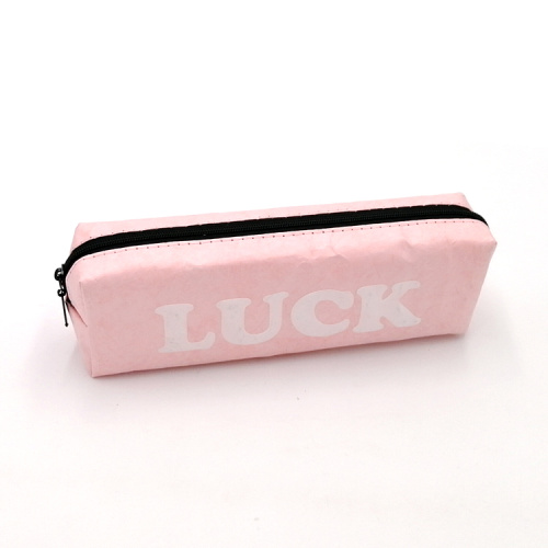 Pencil Case Pouch Custom solid color  dupont paper pencil case Manufactory