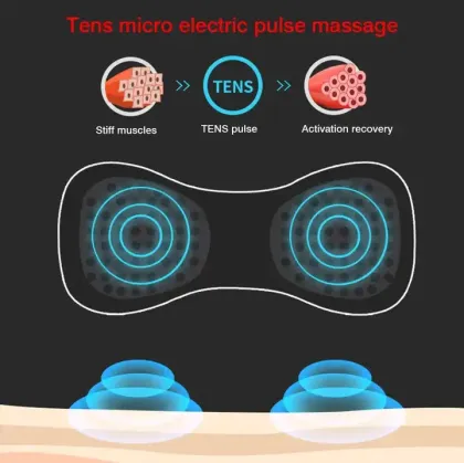 Hot Selling Mini Portable Electric EMS Pendant for Neck and Back Massage