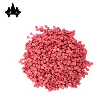 High Quality Ruby Red PVC Cable Material Pellets