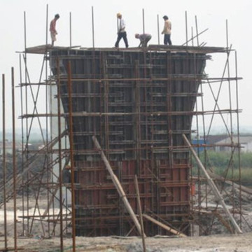 Construction en cantilever grimpant en acier en acier pour la jetée