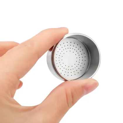 ICafilas for illy B Coffee Machine Refillable Filters Stainless Steel Reusable Metal Capsule & Tamper Spoon