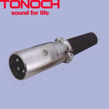 metal male connector for speaker box of XLR Connector