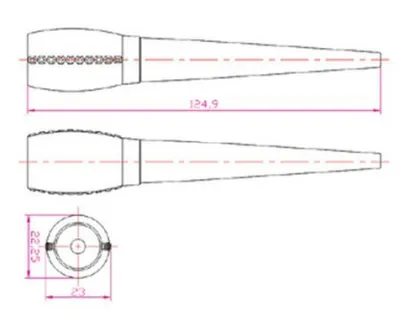 Cosmetics Empty Liquid Eyeliner Bottle Container