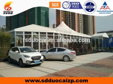 large aluminium tents with transparent glass for house sales centre