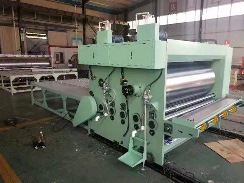 Semi-automatic printing slotting machine